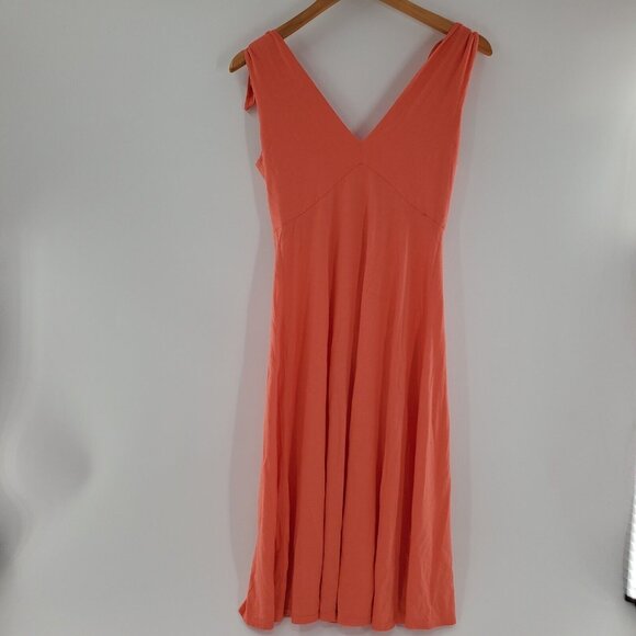 KAREN ALEXANDER Boston Proper Woman's Orange‎ Sleeveless Dress Size M - Picture 1 of 3